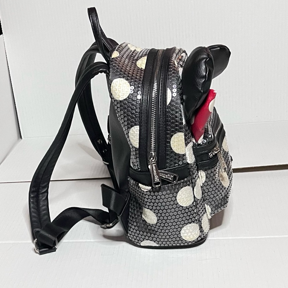 Disney Loungefly Sequin Mouse Backpack - image 3